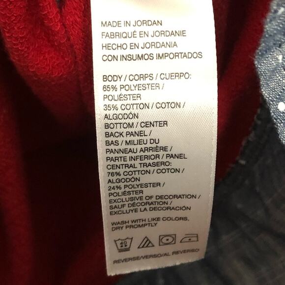 🌷5 for $25 IZOD Mixes Media Sweater Top with Polka Dots - Picture 7 of 7